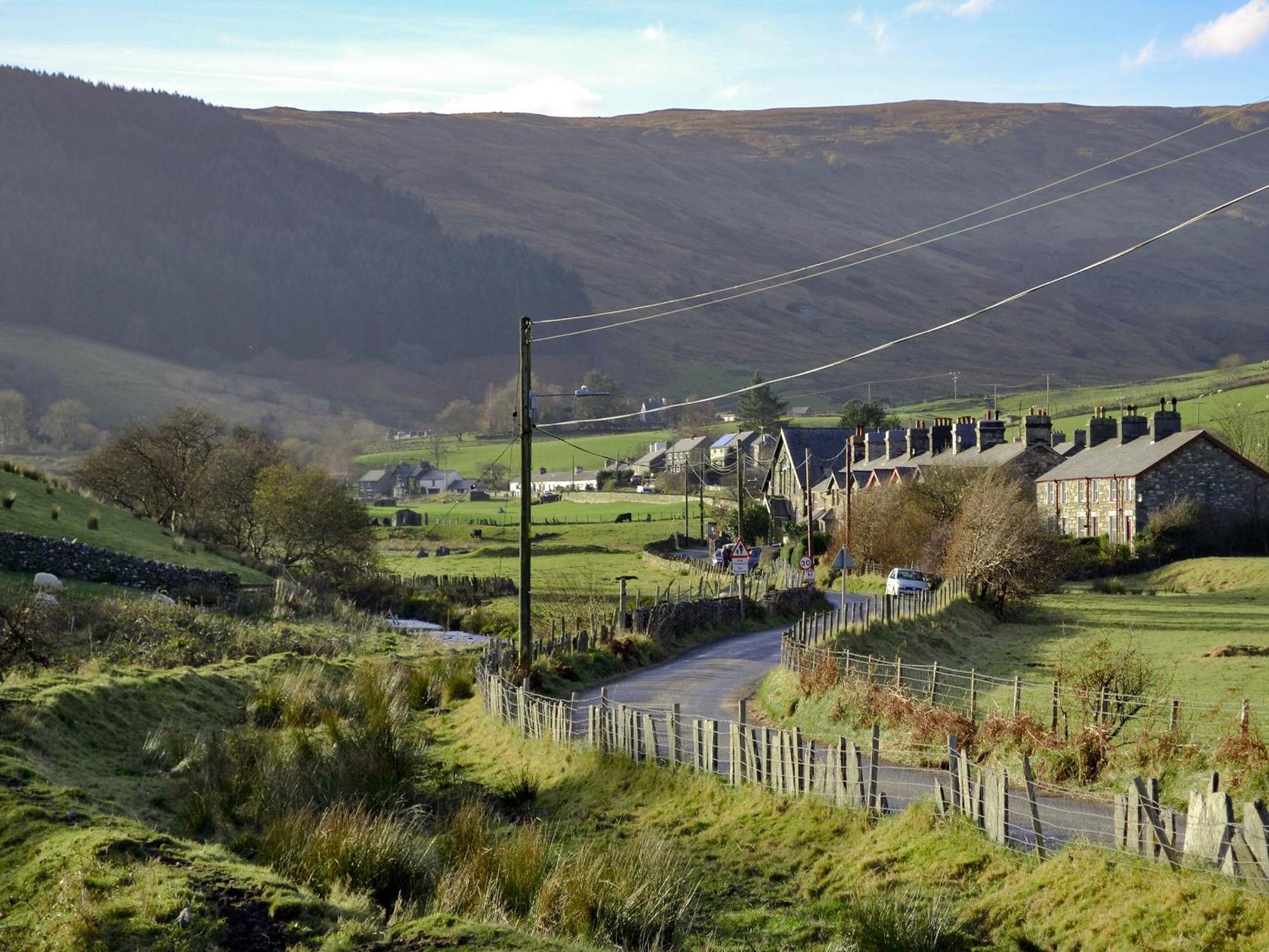 Bryn Rhos Goch Villa Dolwyddelan Bagian luar foto